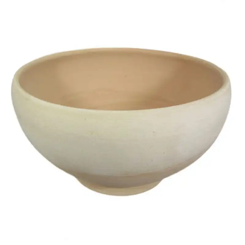 کاسه سفالی خام مدل ابگوشت خوری مجموعه سه عددی