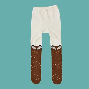 جوراب شلواری دخترانه ایپلیک مدل روباه کد R18