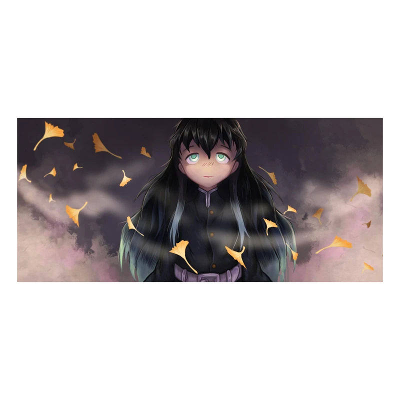 استیکر لپ تاپ و موبایل مدل انیمه طرح شیطان کش مویچیرو توکیتو demon slayer Muichiro Tokito کد 389