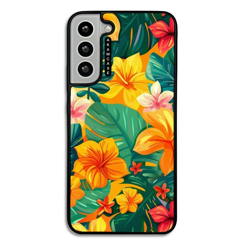 کاور آکام مدل AMC-WSGS22P-FLOWERS-28 مناسب برای گوشی موبایل سامسونگ Galaxy S22 Plus