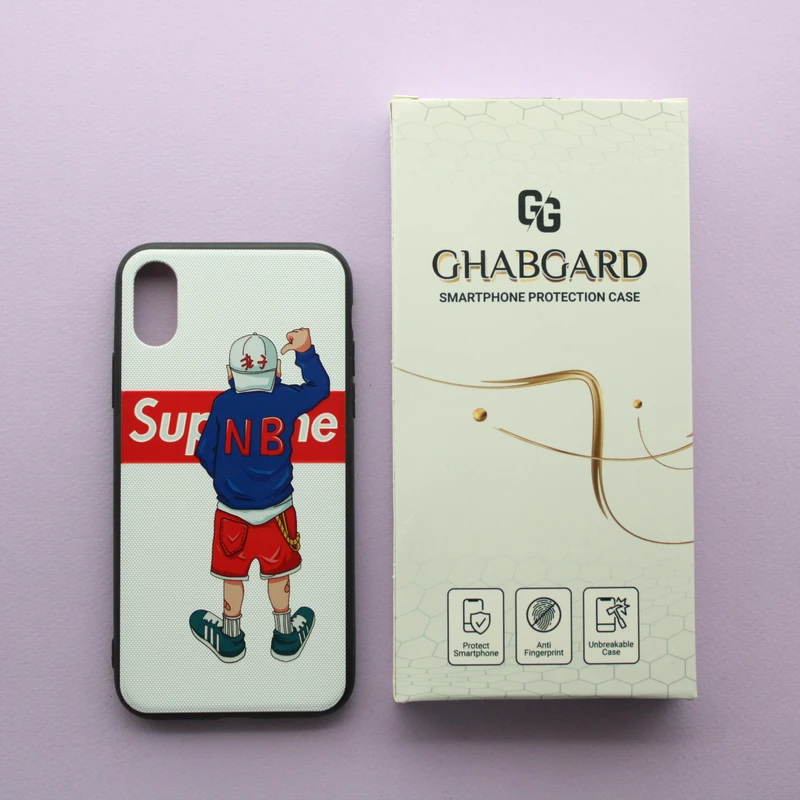 کاور قاب گارد مدل دور ژله ای پسرانه مناسب برای گوشی موبایل اپل iPhone X / Xs