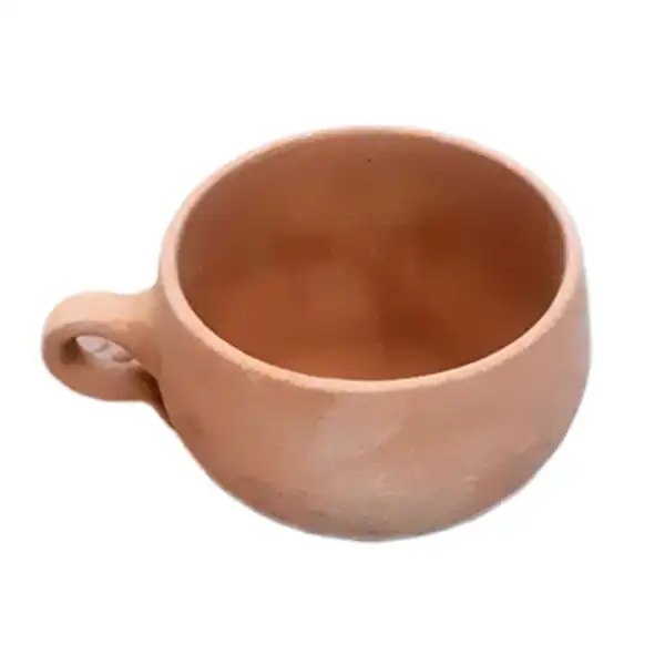 فنجان سفالی خام مدل خپل 56