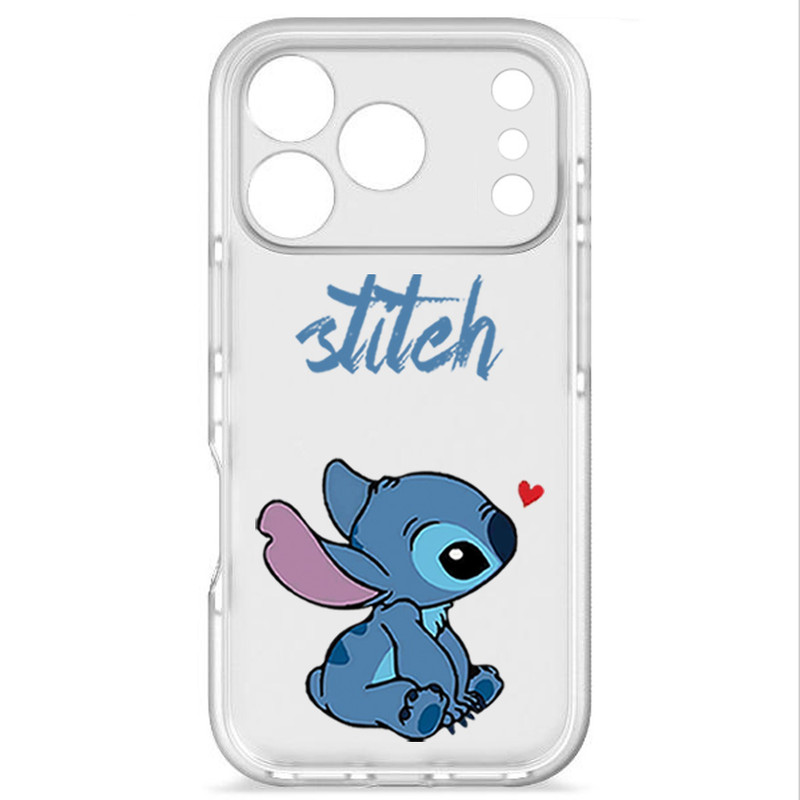 کاورطرح Stitch مناسب برای گوشی موبایل اپل IPhone 17 Pro 
