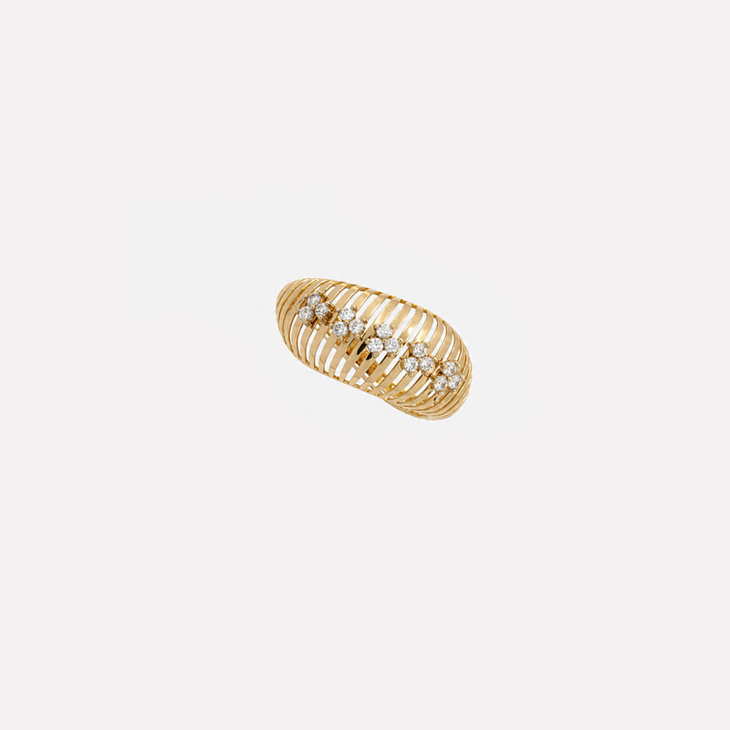 انگشتر طلا 18 عیار زنانه مایا ماهک مدل هرموس MR1606 - 4