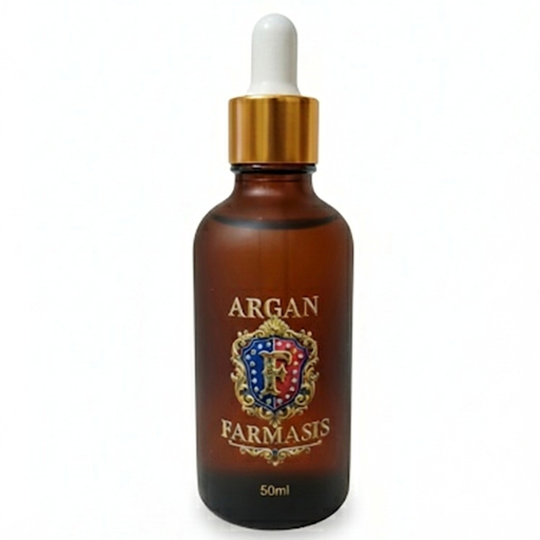 روغن آرگان تقویت‌کننده و درخشان کننده مو فارماسیس مدل 001 مناسب برای انواع مو حجم 50 میلی‌لیتر