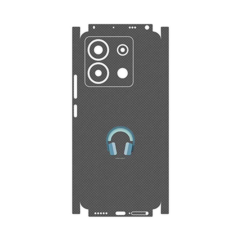برچسب پوششی ماهوت مدل Minimal Headphone Icon-FullSkin مناسب برای گوشی موبایل شیائومی Poco X6
