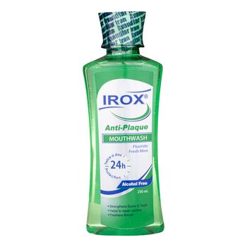 دهانشویه ایروکس مدل Anti Plaque حجم 250 میلی لیتر