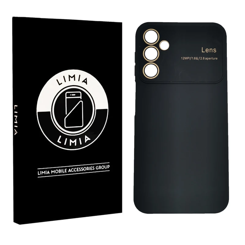 کاور لیمیا مدل کلاسیک ژله ای لنزدار مناسب برای گوشی موبایل سامسونگ Galaxy A14