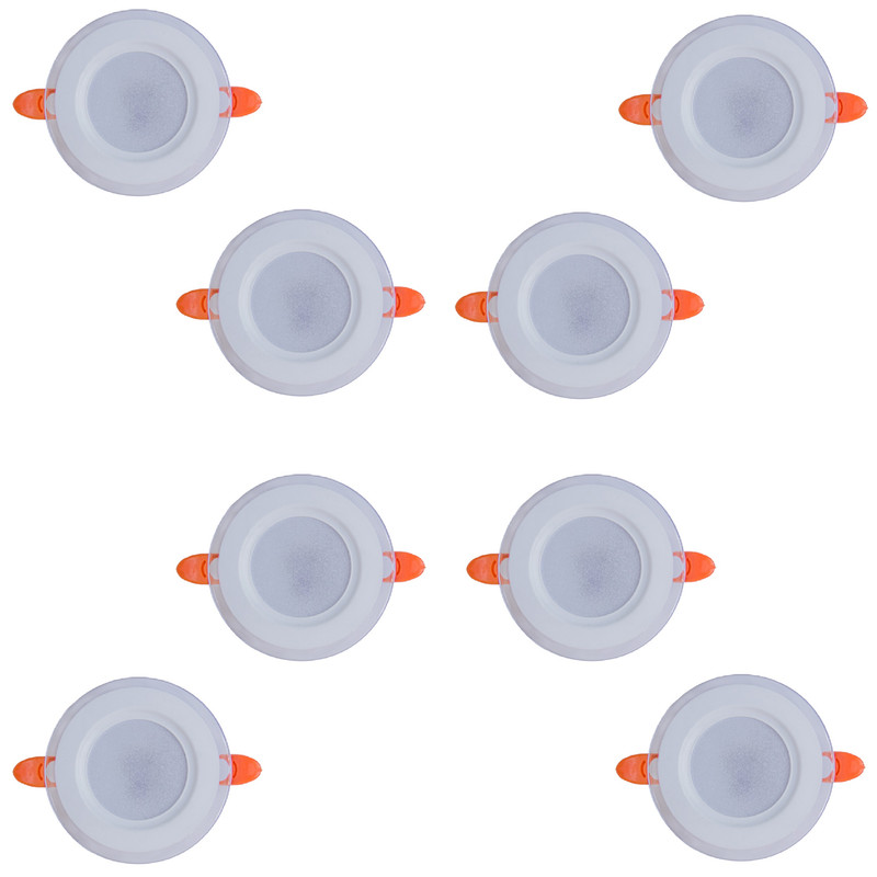 لامپ هالوژن 8وات صبا لایت مدل دورشیشه بسته 8 عددی