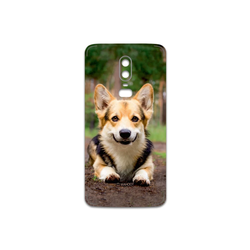 برچسب پوششی ماهوت مدل Dog-2 مناسب برای گوشی موبایل وان پلاس 6