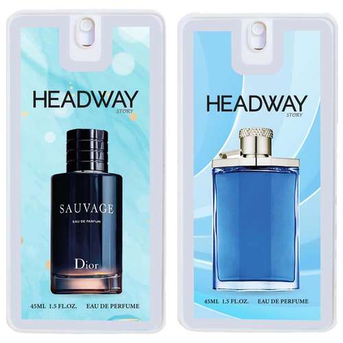 عطر جیبی مردانه هدوی مدل دیور ساواج و دانهیل دیزایر بلو حجم 45 میلی لیتر مجموعه  2 عددی