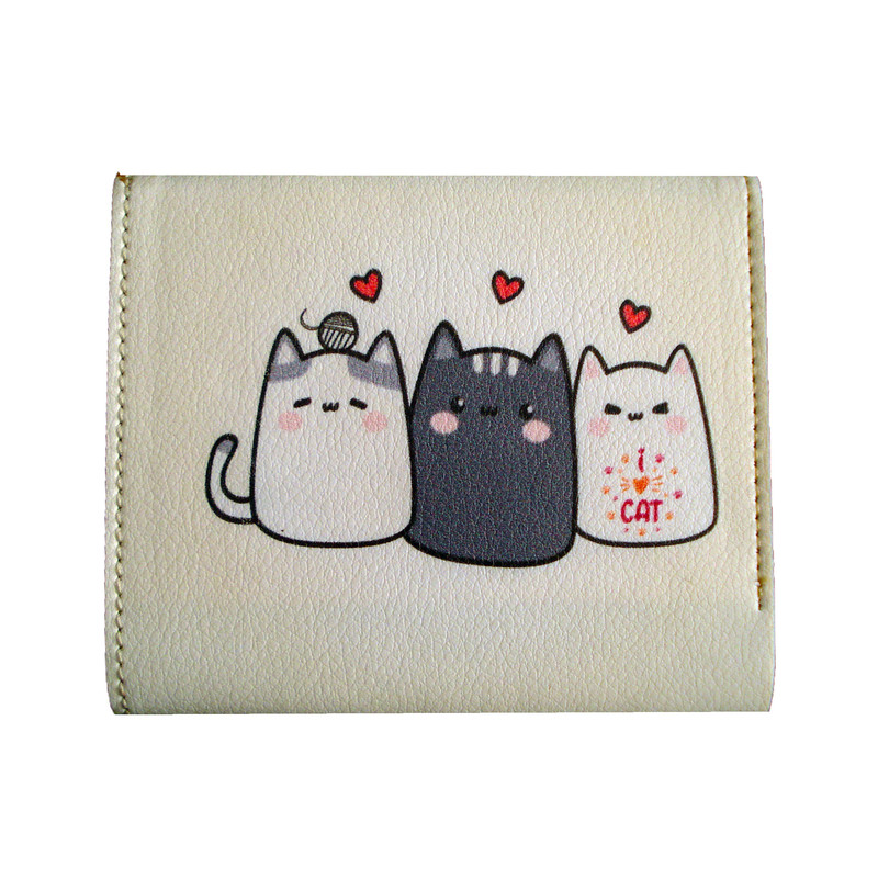 کیف پول مدل LOVER CATS کد 1006
