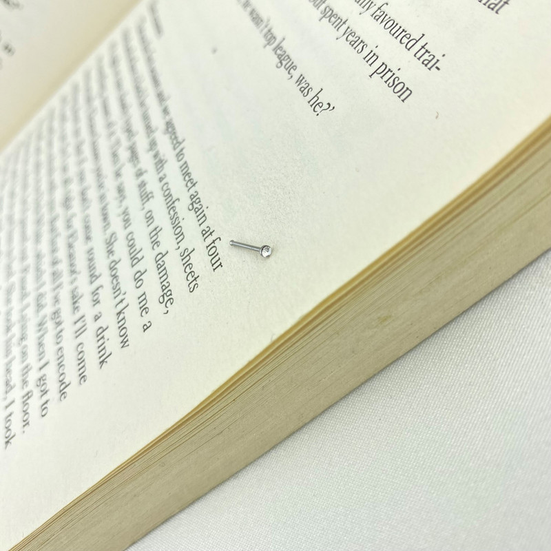 پیرسینگ بینی زنانه مدل تک نگین کد P4188 پیرسینگ بینی زنانه مدل تک نگین کد P4188