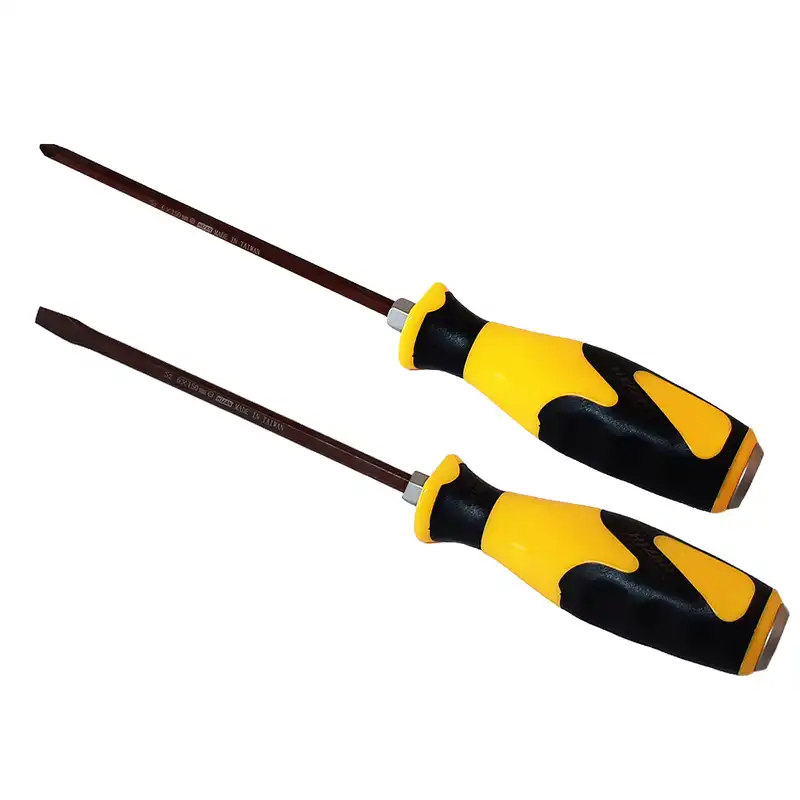 پیچ گوشتی دوسو و چهارسو ضربه خور هیزان مدل AT - 087 مجموعه 2 عددی