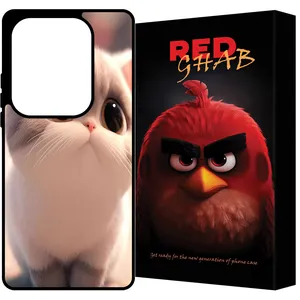  RED GHAB RCHAPN13P Cover For Xiaomi Redmi Note 13 Pro 4G / Poco M6 Pro 4G