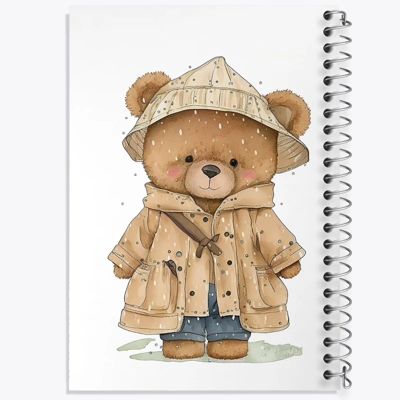 دفتر لیست خرید 50 برگ خندالو طرح خرس کیوت کد F5830