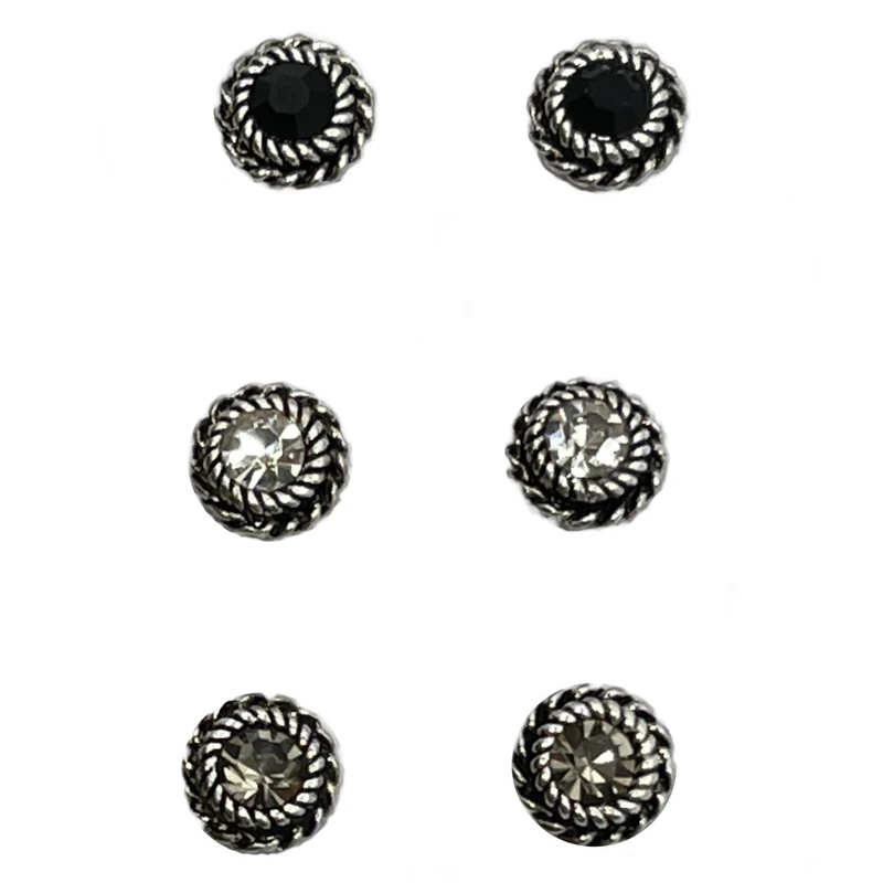 گوشواره زنانه اکسسورایز مدل 259 بسته سه عددی