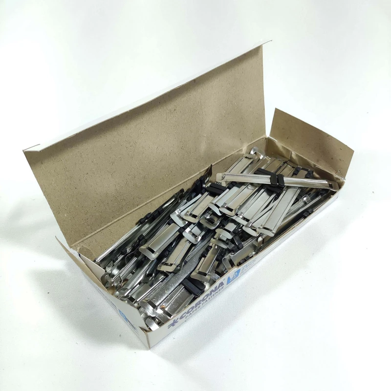 عکس شماره 4 : گیره پوشه کرونا مدل 80-s بسته 100عددی