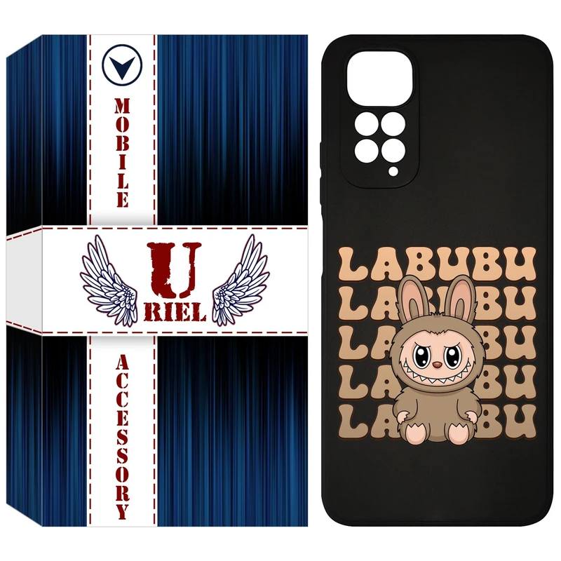 کاور یوریل قاب مدل KSH کد 134 طرح عروسک لبوبو مناسب برای گوشی موبایل شیائومی Redmi Note 11 4G / Note 11S