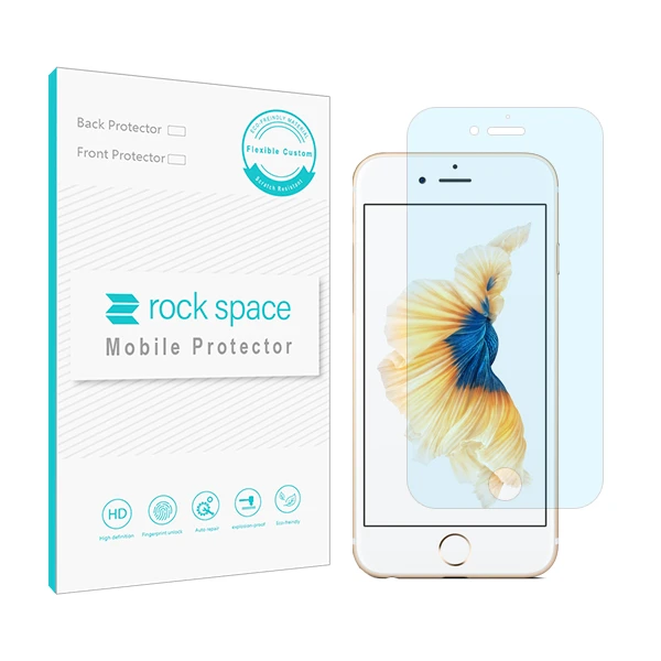 محافظ صفحه نمایش ضد اشعه آبی راک اسپیس مدل HyBLU مناسب برای گوشی موبایل اپل iPhone 6 / 6s