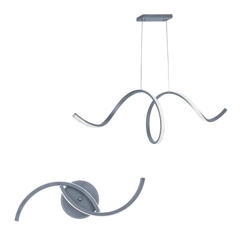 چراغ دیواری و چراغ آویز مدرن چشمه نور کد L6362L6350 بسته دو عددی