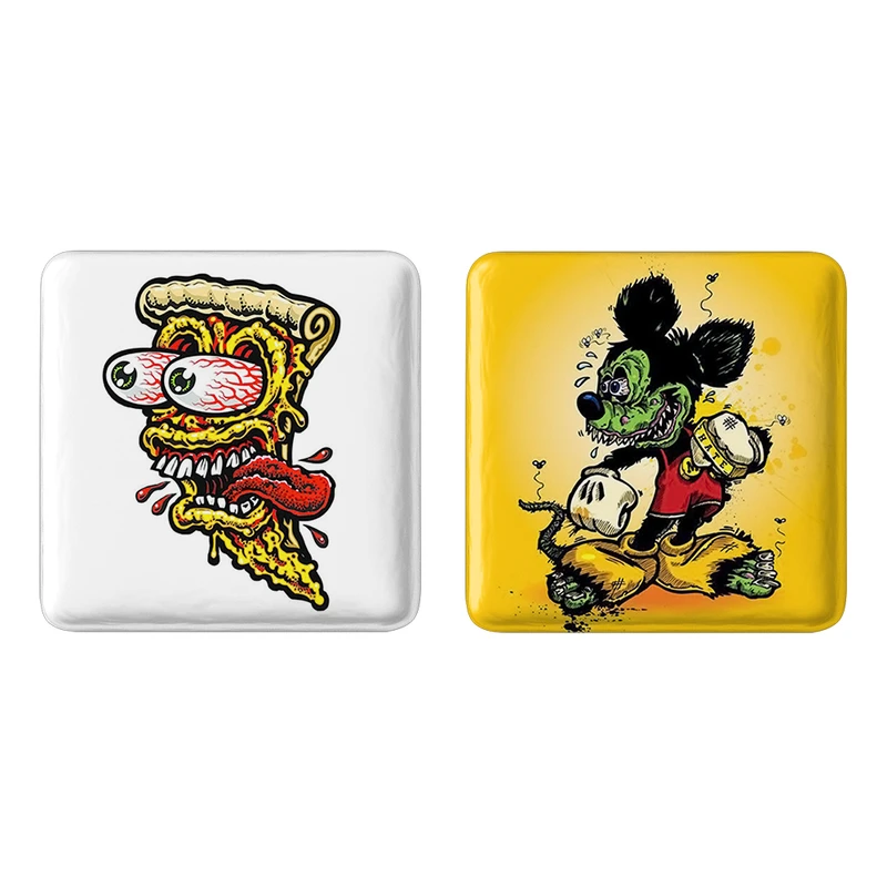 مگنت خندالو مدل ترسناک و میکی موس کد 15211526 مجموعه 2 عددی