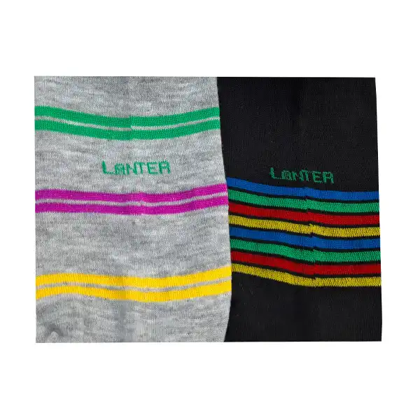 جوراب ساق کوتاه مردانه لنتر مدل مچی کد Nilo مجموعه 4 عددی