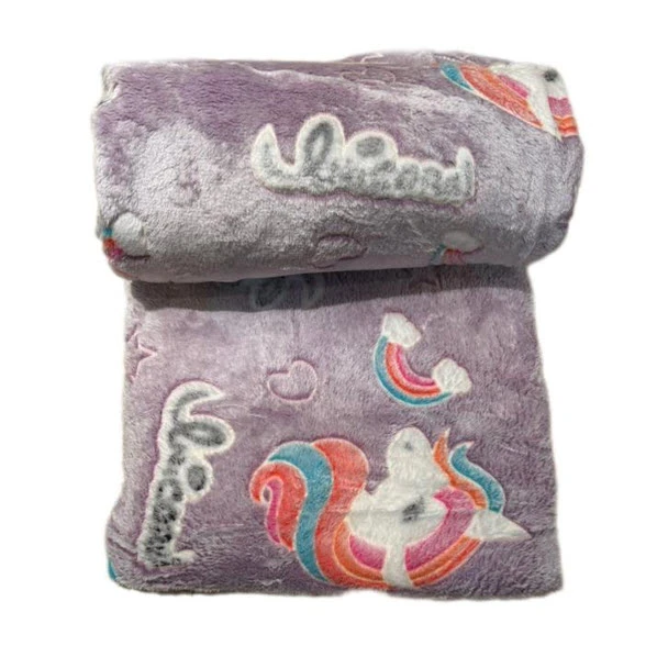 پتو مسافرتی 1 نفره ویراگیتا مدل تک شاخ per سایز 150x200 سانتی‌متر