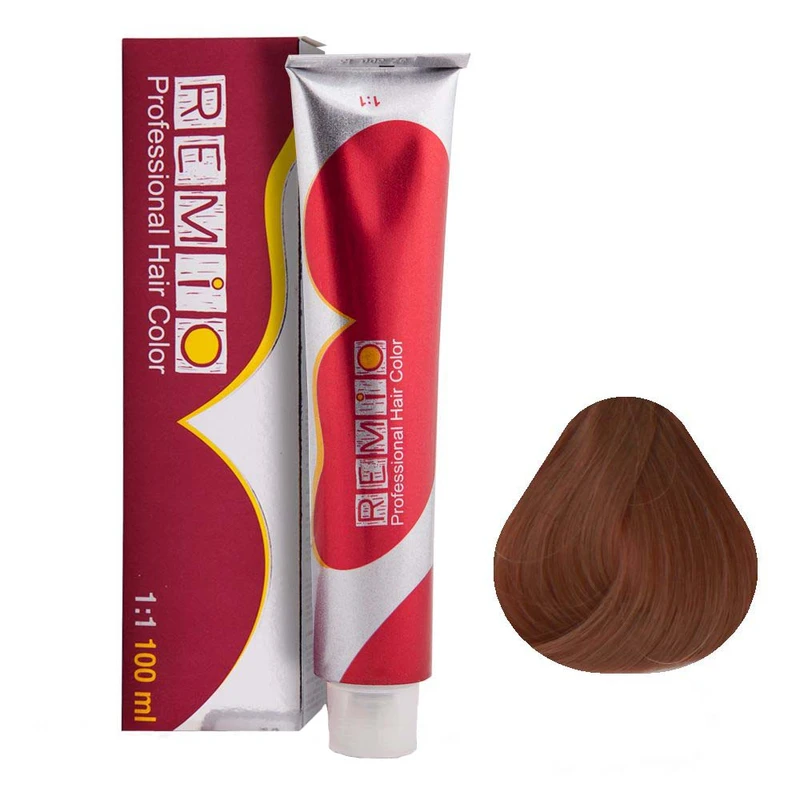 رنگ مو رمیو سری طبیعی شماره 8 حجم 100 میلی لیتر رنگ بلوند روشن