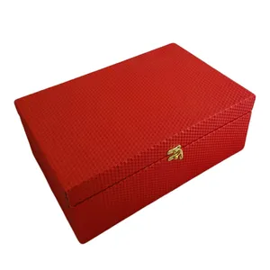 جعبه هدیه چرمی دلم خواست باکس مدل سوپر لاکچری کد r12