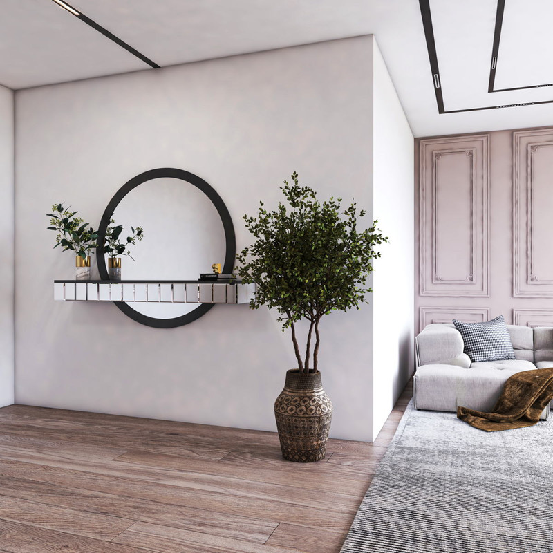 آینه و کنسول اِلِنسی مدل استلا