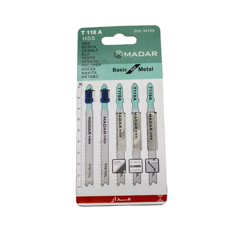  تیغه اره عمودبر مدار مدل YP-METAL-T 118A مجموعه 5 عددی 