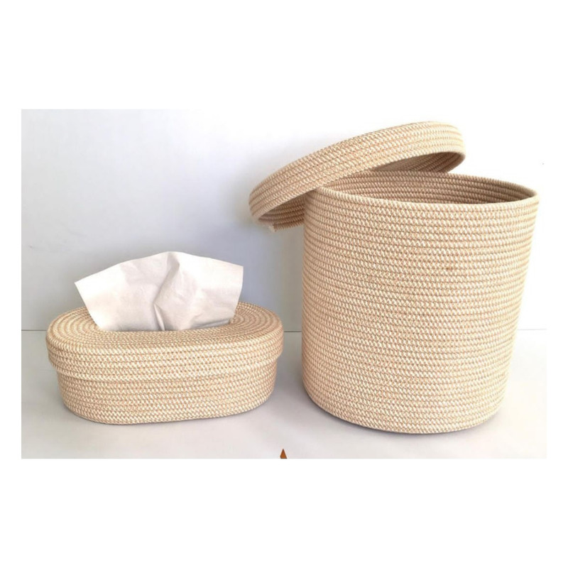 ست سطل و جای دستمال لالیپاپ مدل smp