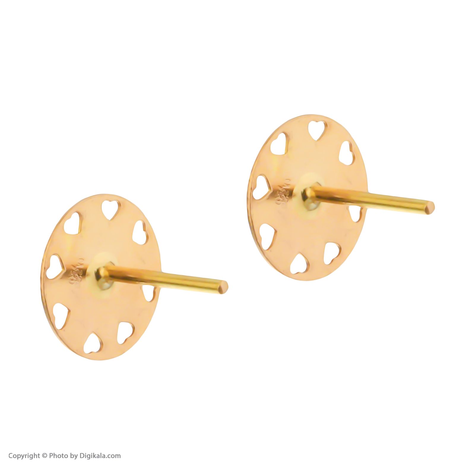 نیم ست طلا 18 عیار دخترانه مایا ماهک مدل MS0601 طرح چشم نظر - - 5