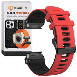 Ultimate Shield Hike GRM26 Band Compatible with Garmin Fenix 5X / 5X Sapphire / 5X Plus (size 26mm) Smartwatch