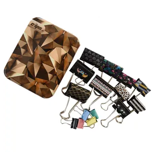 گیره کاغذ کلیپس مدل D-2  بسته 24 عددی