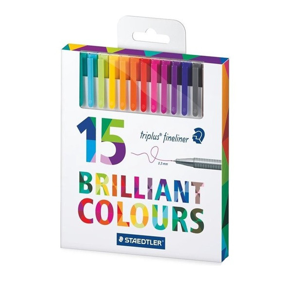 روان نویس استدلر مدل BRILLIANT COLORS مجموعه 15 عددی