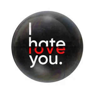 مگنت عرش طرح فانتزی نوشته Hate Love کد Asm3686