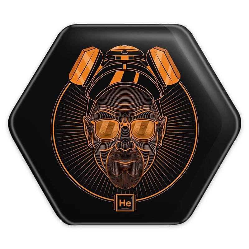 پیکسل خندالو طرح والتر وایت سریال بریکینگ بد Breaking Bad مدل شش ضلعی کد 13279