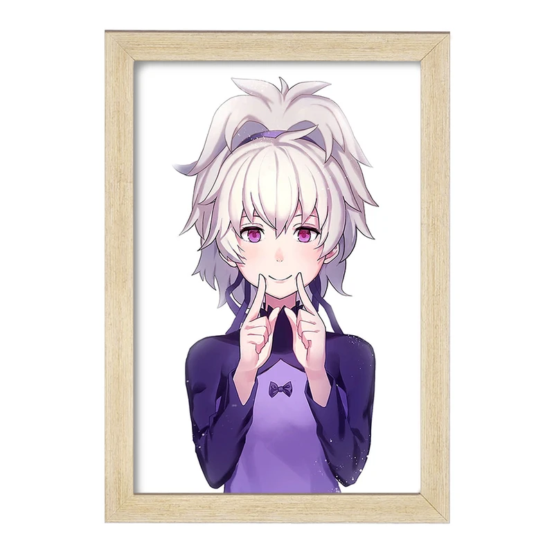 تابلو خندالو مدل یین انیمه تاریکتر از سیاهی Darker Than Black کد 23452