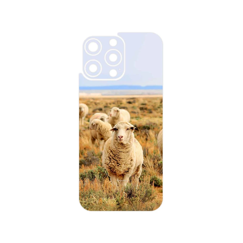 برچسب پوششی ماهوت مدل Sheep مناسب برای گوشی موبایل اپل iPhone 16 Pro Max