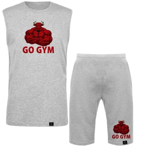 ست تاپ و شلوارک زنانه 27 مدل Go Gym کد MH1414
