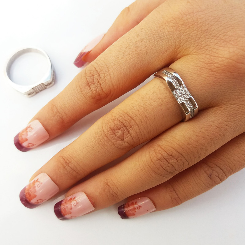 انگشتر نقره زنانه مدل NG1447 انگشتر نقره زنانه مدل NG1447