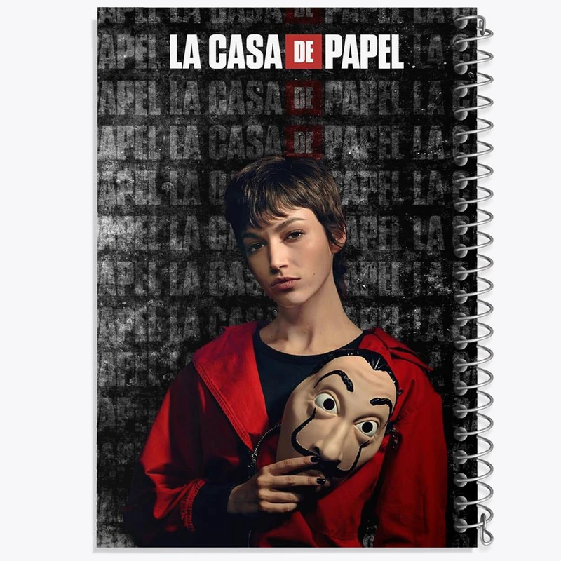 دفتر نقاشی 50 برگ خندالو مدل توکیو سریال Money Heist کد 3220