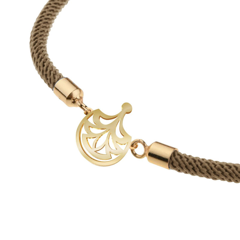 دستبند طلا 18 عیار زنانه مدوپد مدل اسلیمی کد D17-10615