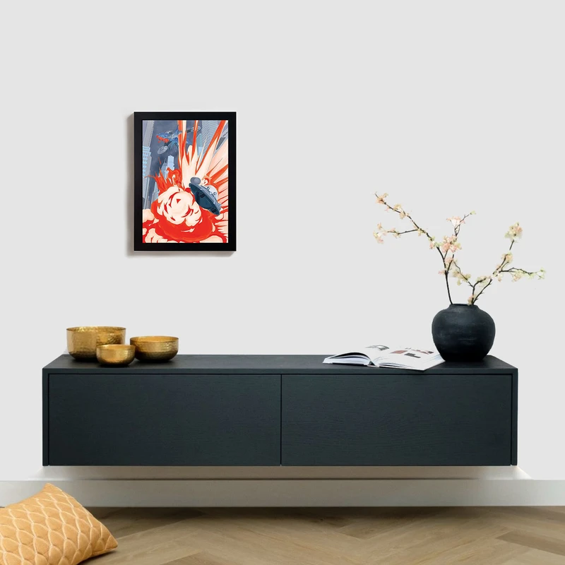 تابلو مدل ریک و مورتی rick and morty BL05