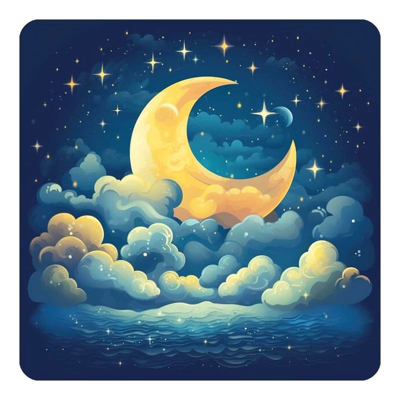 مگنت کاکتی طرح ماه و ستاره مدل mp51835