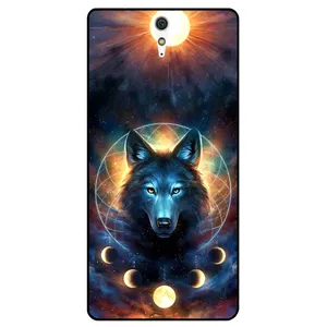 Megafone Wolf and Moon 8006 Cover For Sony Xperia C5 Ultra