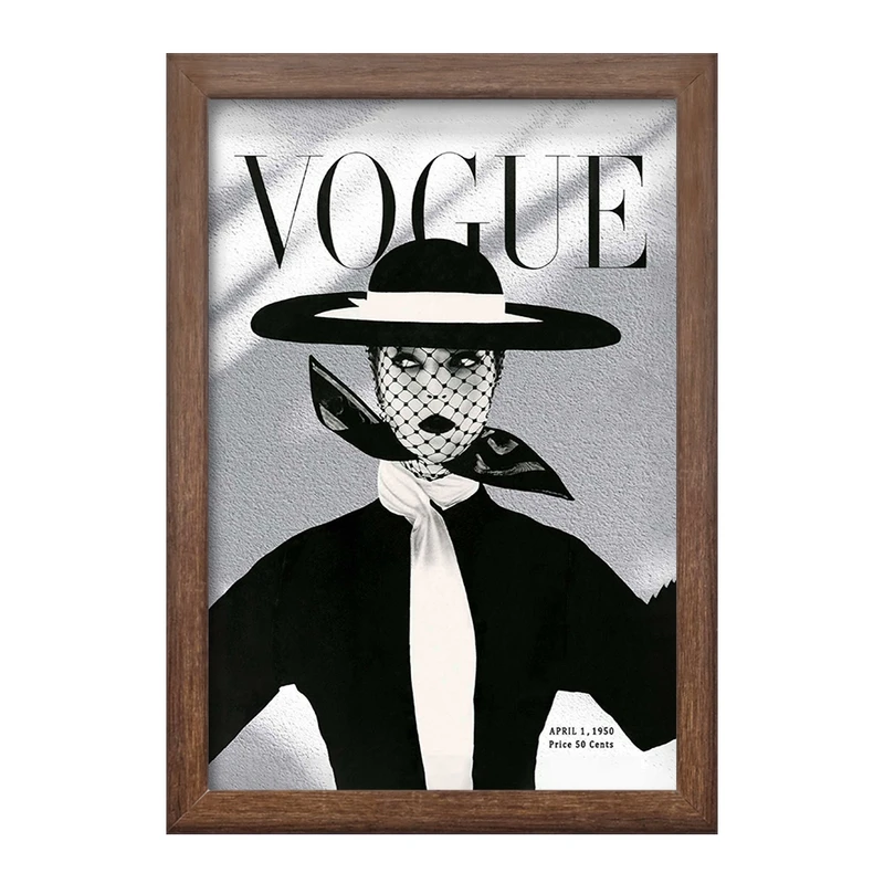 تابلو خندالو طرح مجله وگ (Vogue) کد F11333