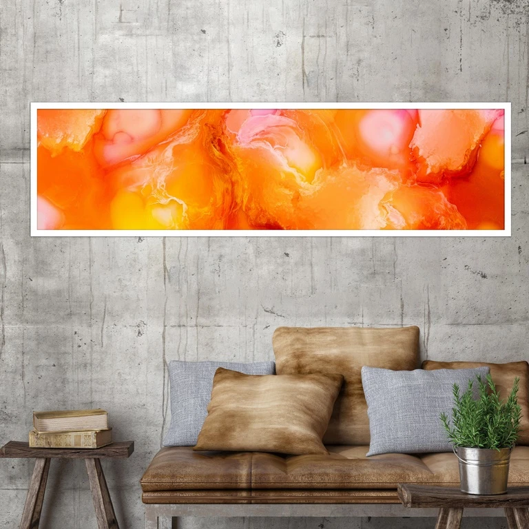 تابلو بکلیت طرح آبستره نقاشی آبرنگ مدل W-7369